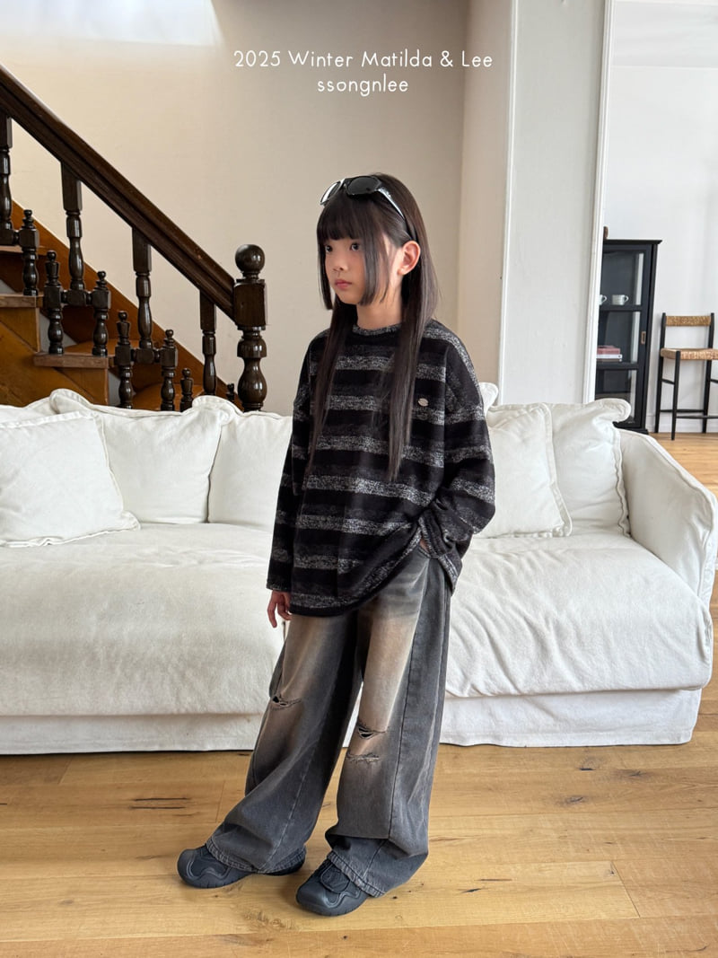 Matilda & Lee - Korean Children Fashion - #childofig - Mono Stripe Knit - 8