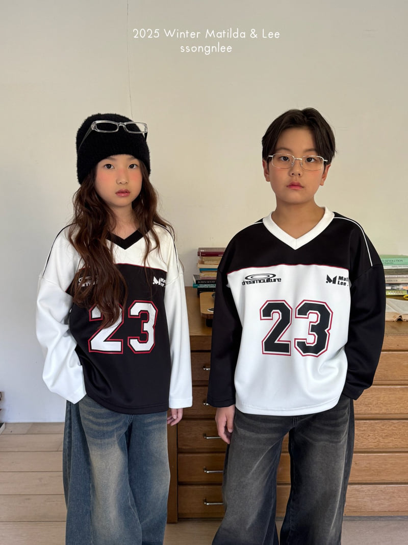 Matilda & Lee - Korean Children Fashion - #childofig - 23 V Jersey Sweatshirt - 8