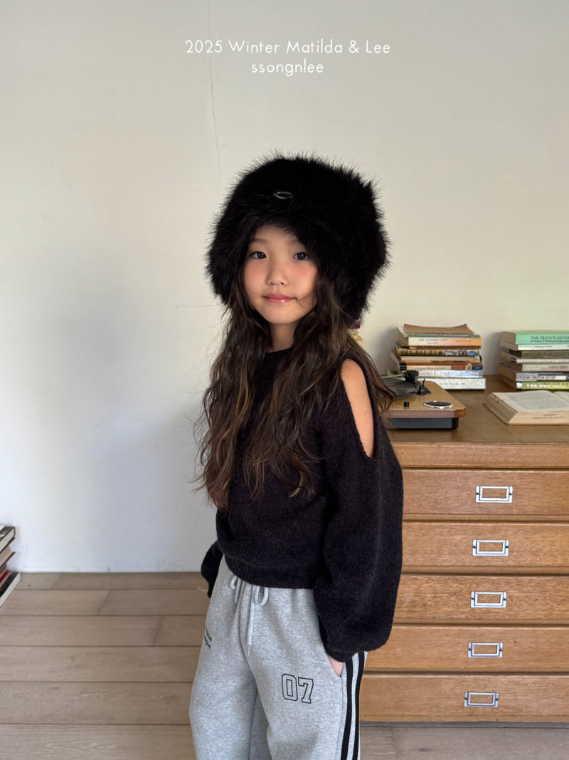 Matilda & Lee - Korean Children Fashion - #childofig - Shoulder Cutout Knit - 5