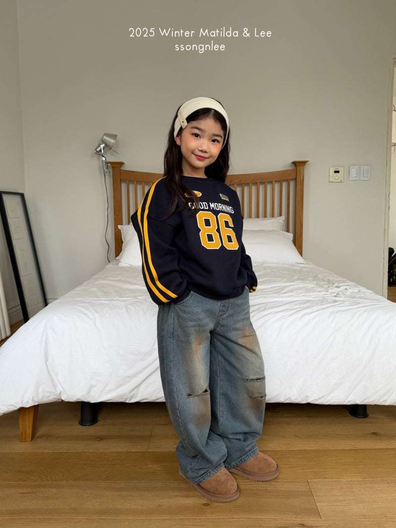 Matilda & Lee - Korean Children Fashion - #prettylittlegirls - Retro 86 Sweatshirt - 4