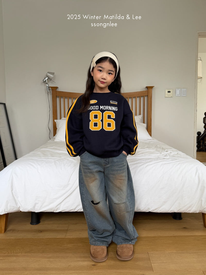 Matilda & Lee - Korean Children Fashion - #childofig - Retro 86 Sweatshirt - 5