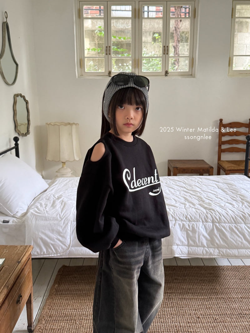 Matilda & Lee - Korean Children Fashion - #childrensboutique - Decent Slit Sweatshirt - 7