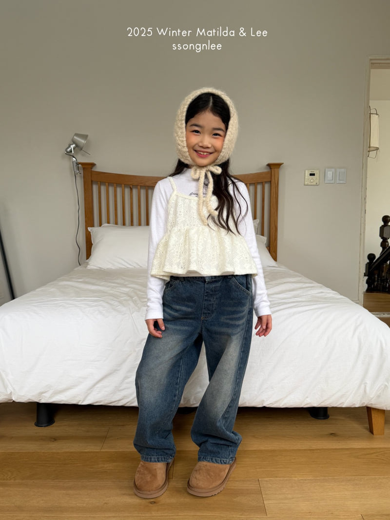 Matilda & Lee - Korean Children Fashion - #childrensboutique - Lace Bustier - 6
