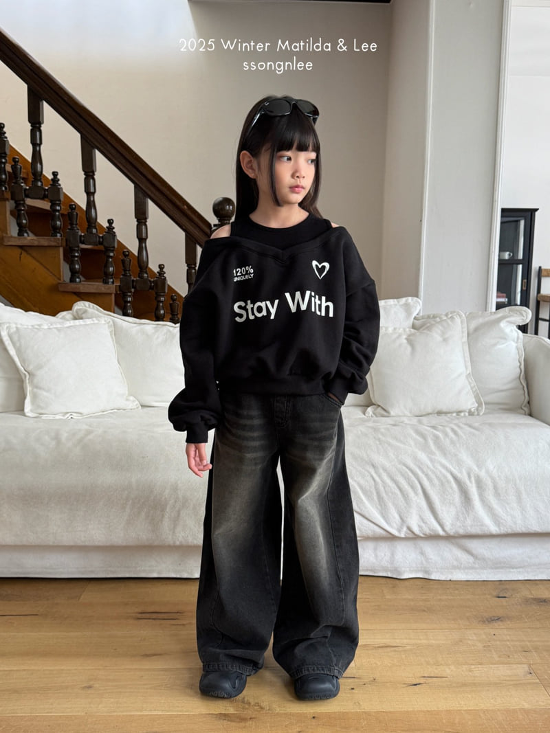 Matilda & Lee - Korean Children Fashion - #childrensboutique - With Slit Sweatshirt - 12