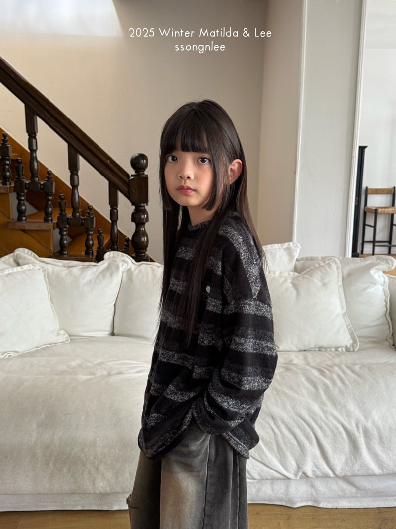 Matilda & Lee - Korean Children Fashion - #childrensboutique - Mono Stripe Knit - 10