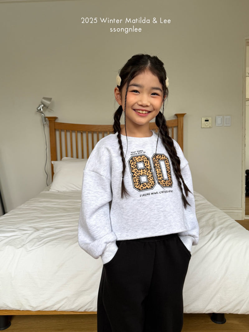 Matilda & Lee - Korean Children Fashion - #childrensboutique - Leo Crop Sweatshirt - 8