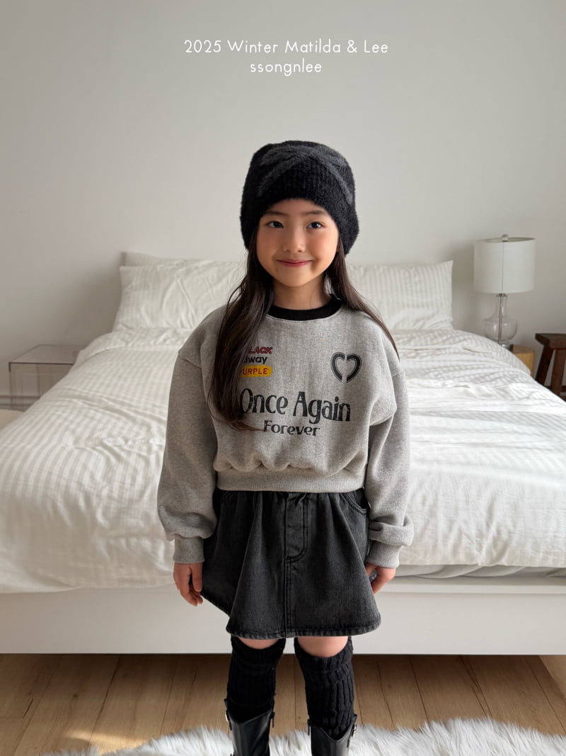 Matilda & Lee - Korean Children Fashion - #childrensboutique - Once Crop Sweatshirt - 5