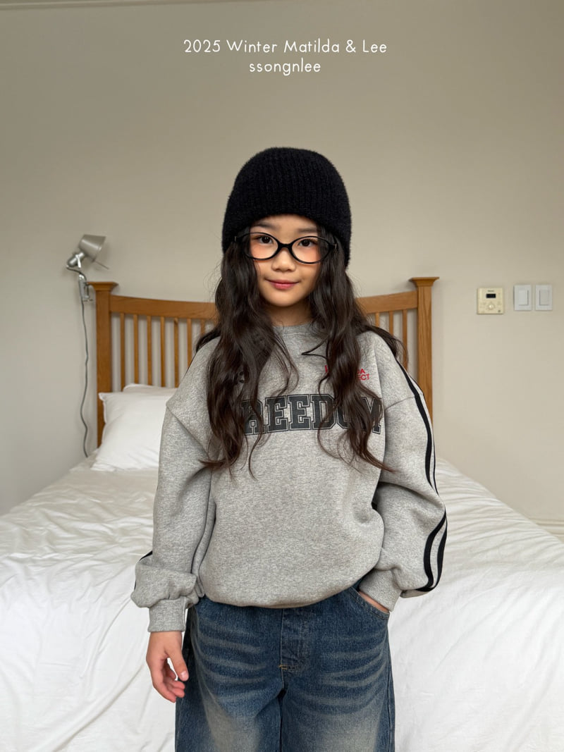 Matilda & Lee - Korean Children Fashion - #childrensboutique - Freedom Line Sweatshirt