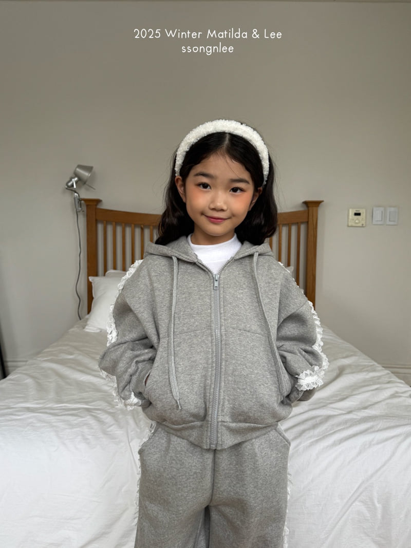 Matilda & Lee - Korean Children Fashion - #childrensboutique - Winter Lace Zip-up Hood - 11