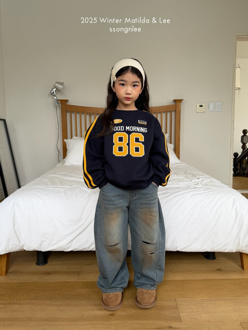 Matilda & Lee - Korean Children Fashion - #childrensboutique - Retro 86 Sweatshirt - 6
