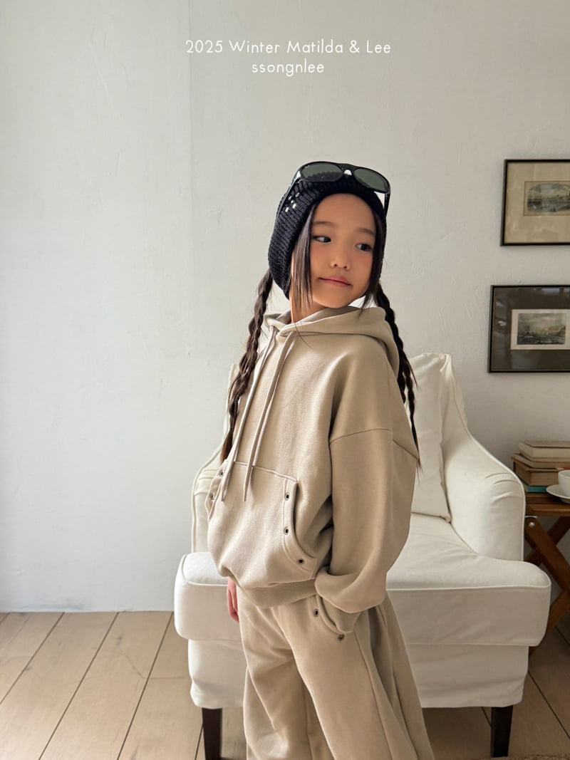 Matilda & Lee - Korean Children Fashion - #designkidswear - Eyelet Pig Hoodie - 9