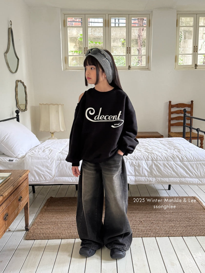 Matilda & Lee - Korean Children Fashion - #designkidswear - Decent Slit Sweatshirt - 8