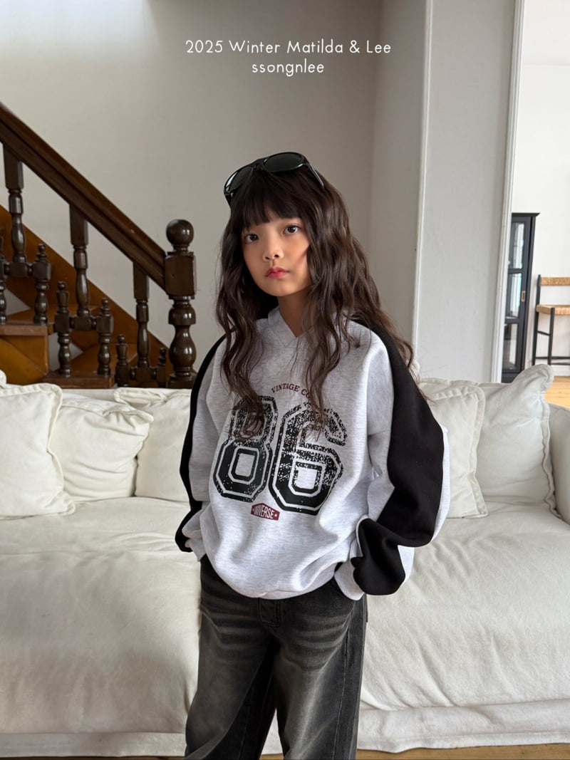 Matilda & Lee - Korean Children Fashion - #childrensboutique - Vintage V Neck Sweatshirt - 4