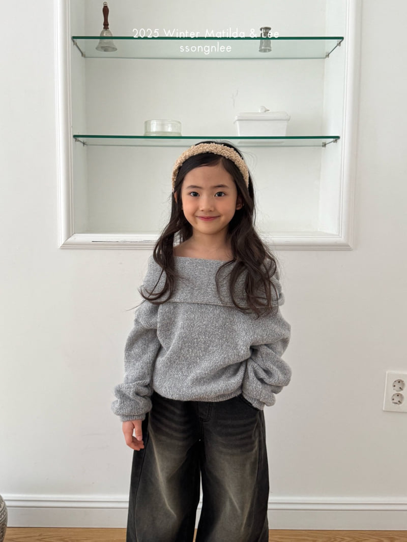 Matilda & Lee - Korean Children Fashion - #designkidswear - Hood Off Knit - 3