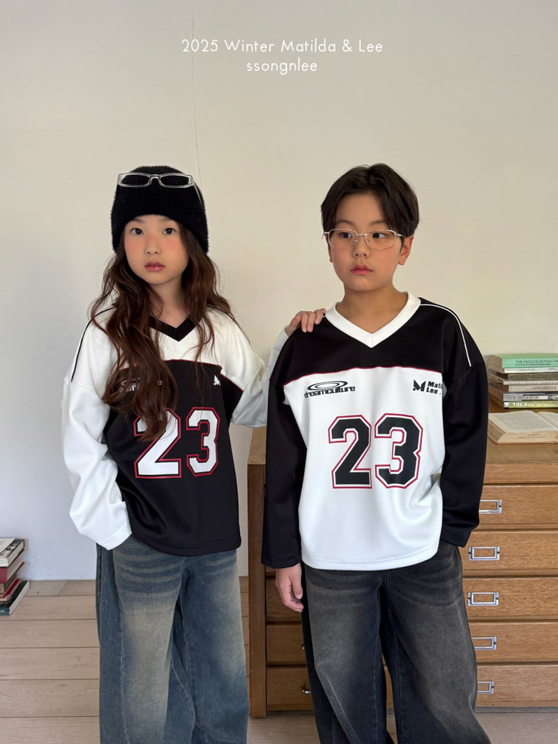 Matilda & Lee - Korean Children Fashion - #designkidswear - 23 V Jersey Sweatshirt - 10