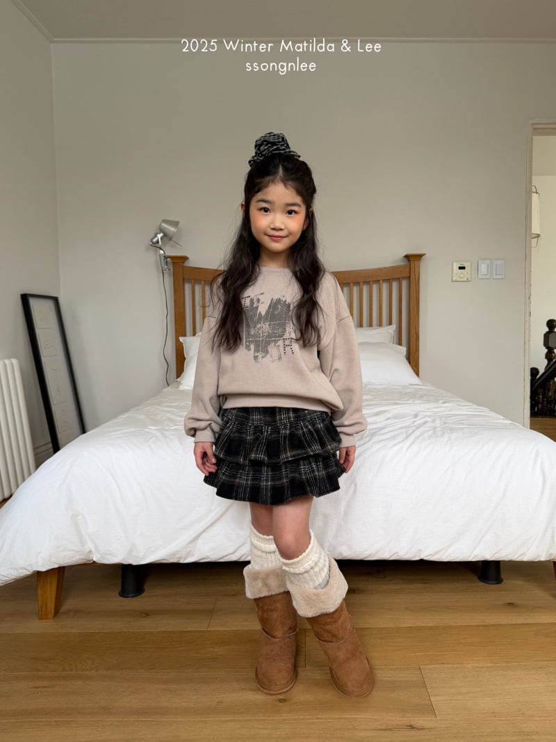 Matilda & Lee - Korean Children Fashion - #designkidswear - Cubic Heart Sweatshirt - 9