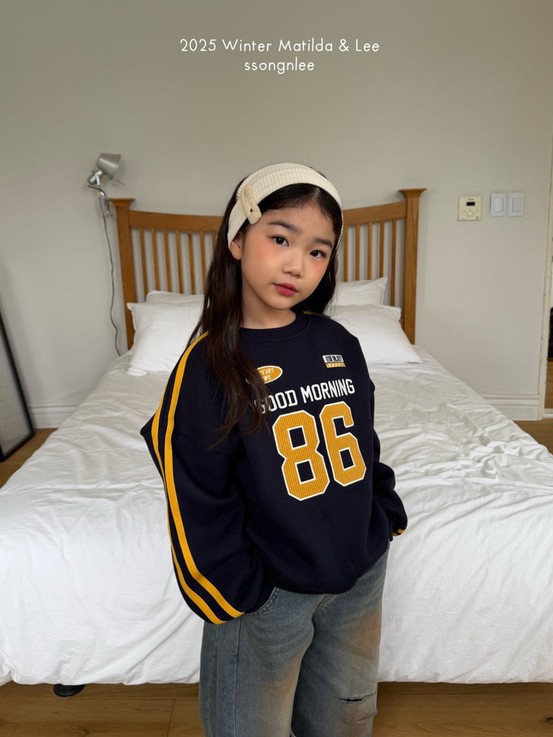 Matilda & Lee - Korean Children Fashion - #designkidswear - Retro 86 Sweatshirt - 7