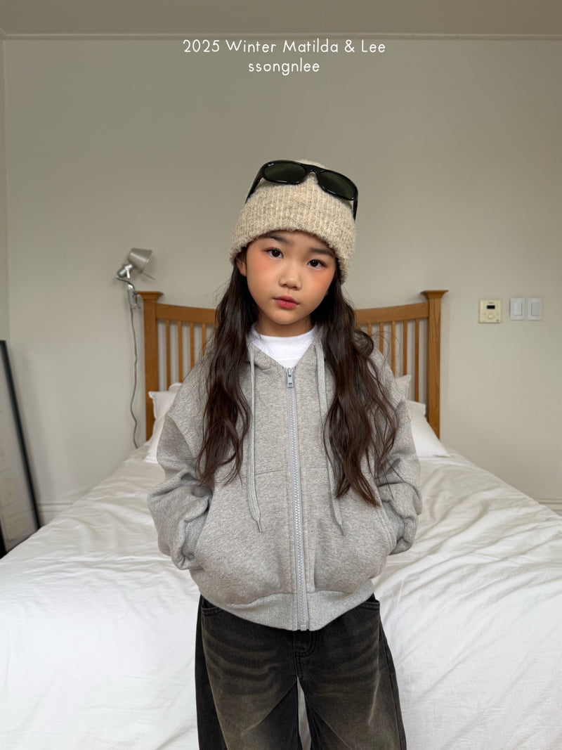 Matilda & Lee - Korean Children Fashion - #discoveringself - Cubic Lettering Zip-up Hood - 11