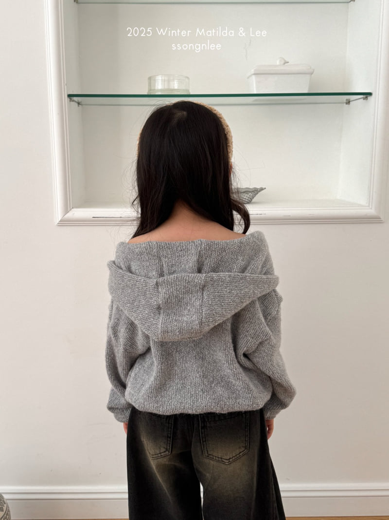 Matilda & Lee - Korean Children Fashion - #designkidswear - Hood Off Knit - 4
