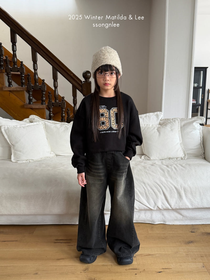 Matilda & Lee - Korean Children Fashion - #discoveringself - Leo Crop Sweatshirt - 10