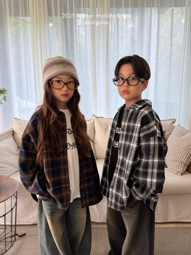 Matilda & Lee - Korean Children Fashion - #discoveringself - Cozy Check Shirt - 9