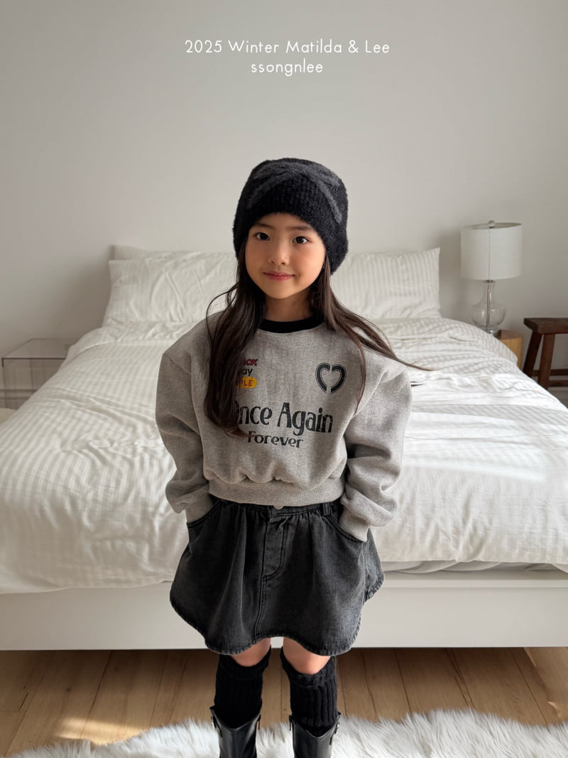 Matilda & Lee - Korean Children Fashion - #discoveringself - Once Crop Sweatshirt - 7