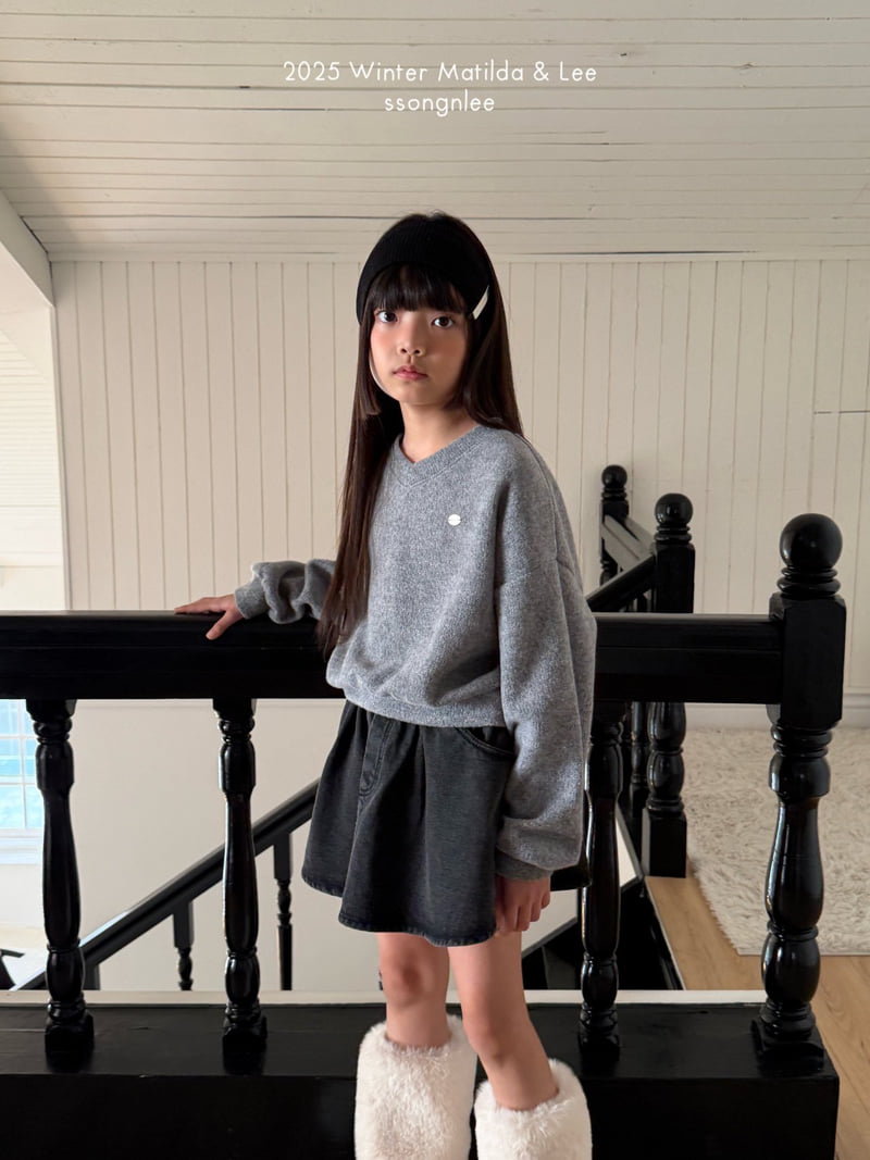 Matilda & Lee - Korean Children Fashion - #discoveringself - Winter V Neck Knit - 9