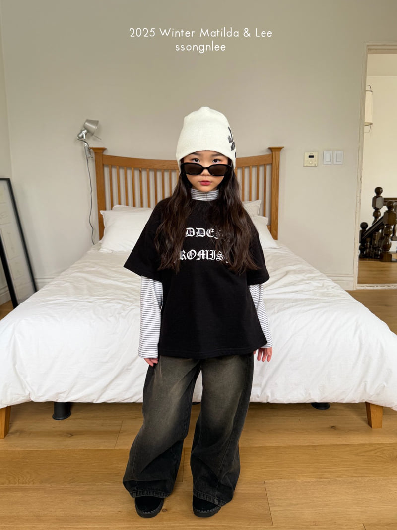Matilda & Lee - Korean Children Fashion - #designkidswear - Winter Hidden Short Sleeve Tee - 4