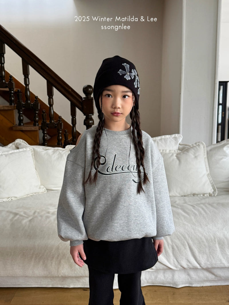 Matilda & Lee - Korean Children Fashion - #fashionkids - Decent Slit Sweatshirt - 10