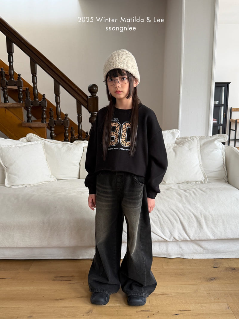Matilda & Lee - Korean Children Fashion - #fashionkids - Leo Crop Sweatshirt - 11