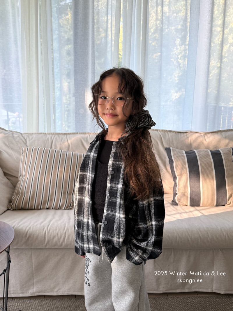 Matilda & Lee - Korean Children Fashion - #fashionkids - Cozy Check Shirt - 10
