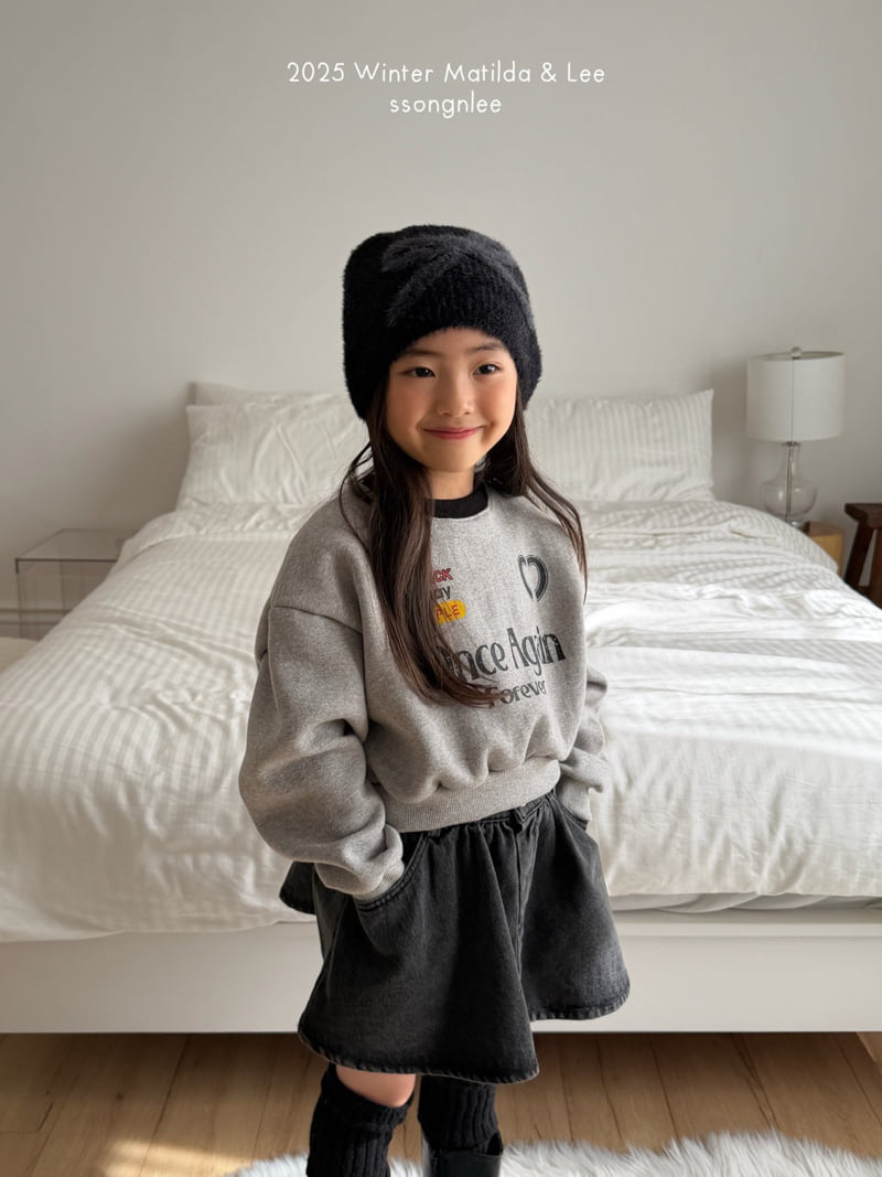 Matilda & Lee - Korean Children Fashion - #fashionkids - Once Crop Sweatshirt - 8