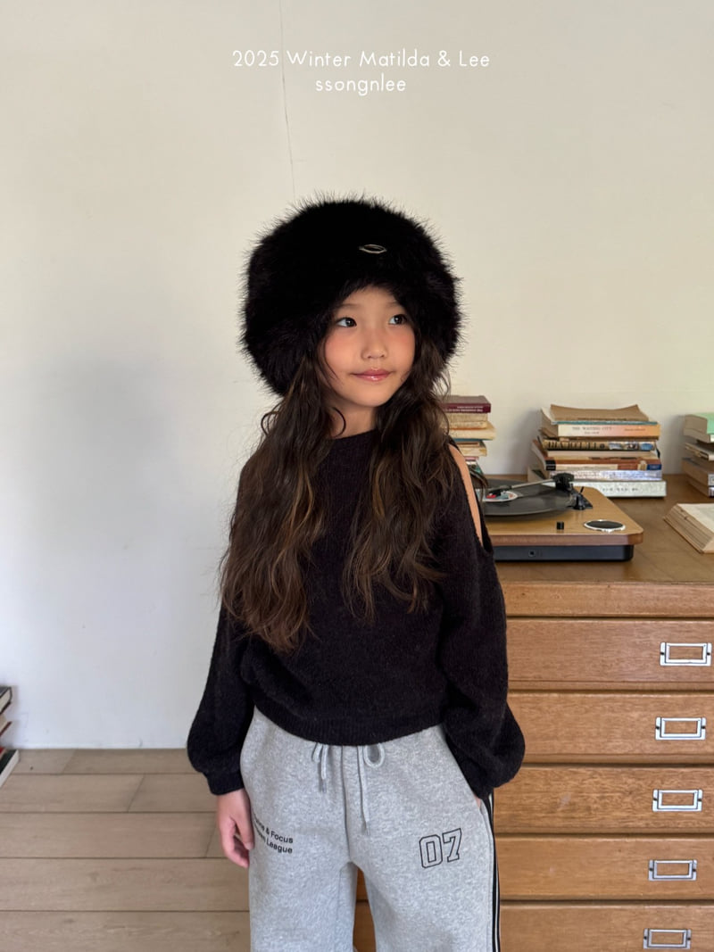 Matilda & Lee - Korean Children Fashion - #fashionkids - Shoulder Cutout Knit - 9