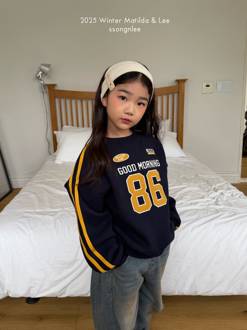 Matilda & Lee - Korean Children Fashion - #fashionkids - Retro 86 Sweatshirt - 9