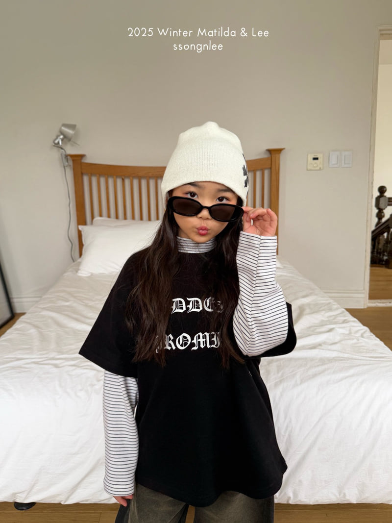 Matilda & Lee - Korean Children Fashion - #fashionkids - Winter Hidden Short Sleeve Tee - 5