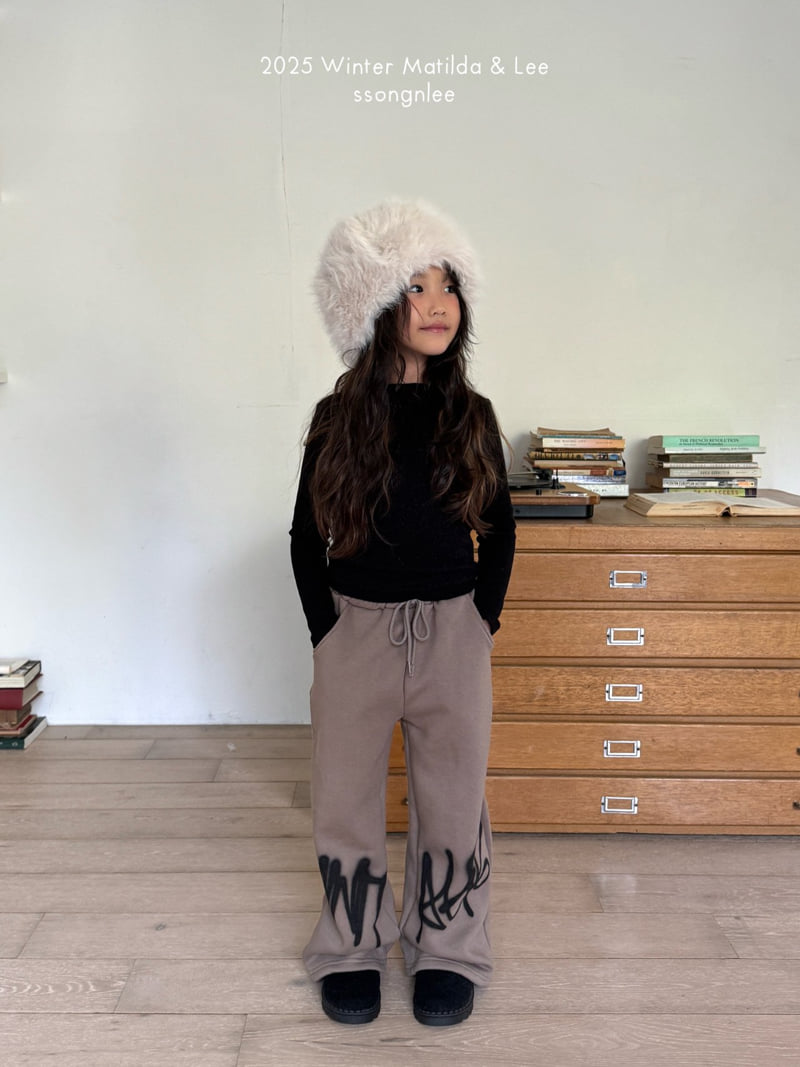 Matilda & Lee - Korean Children Fashion - #kidsshorts - Winter Basic Tee - 8