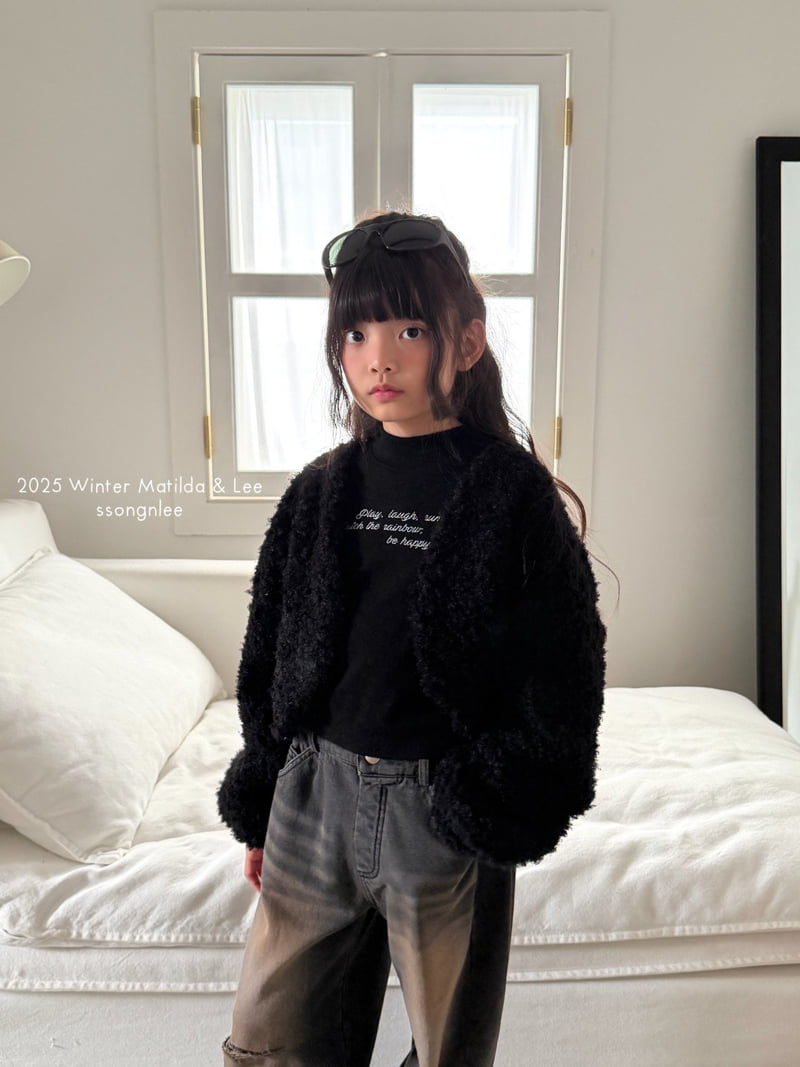 Matilda & Lee - Korean Children Fashion - #kidsshorts - Fuzzy Bolero - 7