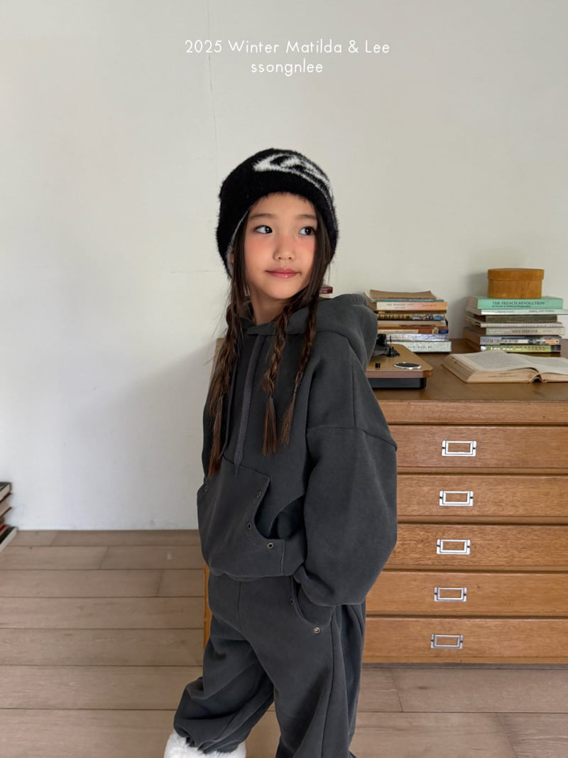 Matilda & Lee - Korean Children Fashion - #kidsshorts - Eyelet Pig Hoodie - 12