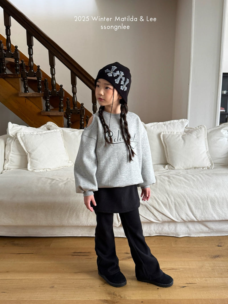 Matilda & Lee - Korean Children Fashion - #kidsshorts - Decent Slit Sweatshirt - 11