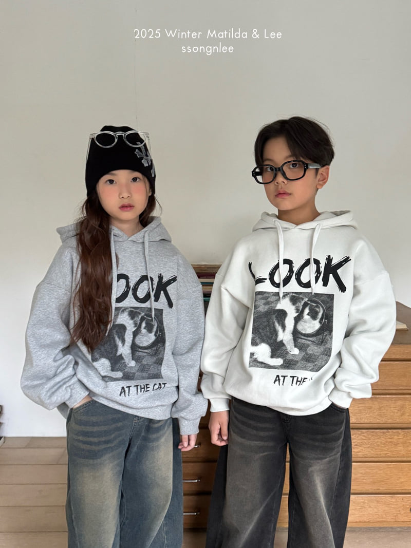 Matilda & Lee - Korean Children Fashion - #kidsshorts - Look the Cat Hoodie