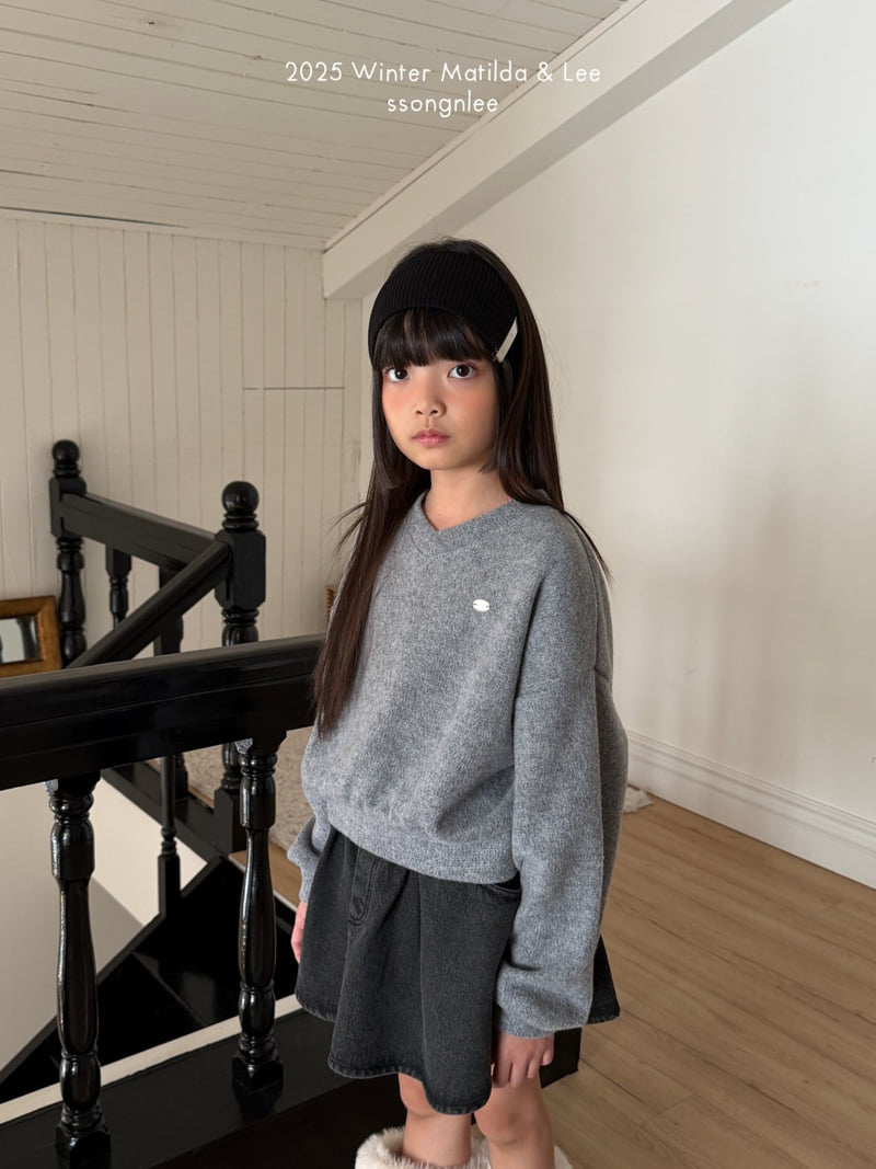 Matilda & Lee - Korean Children Fashion - #kidsshorts - Winter V Neck Knit - 11