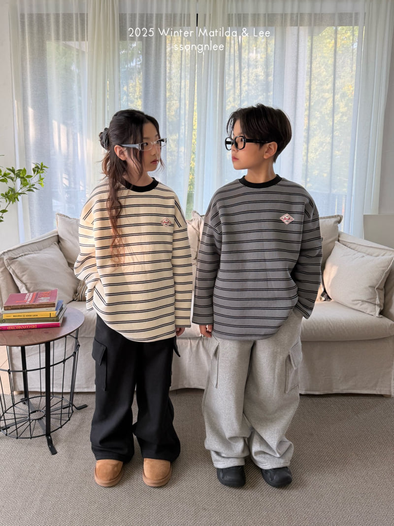 Matilda & Lee - Korean Children Fashion - #kidsshorts - Fair Label Stripe Tee - 7