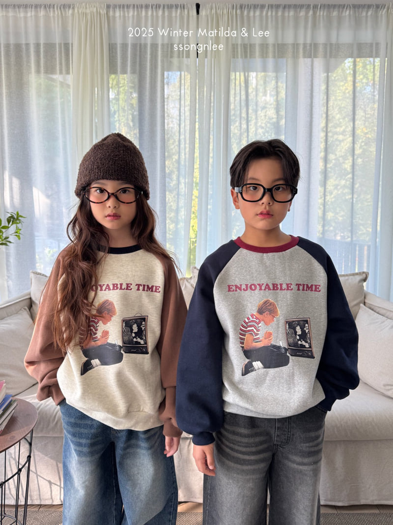 Matilda & Lee - Korean Children Fashion - #kidsshorts - Enjoyable Sweatshirt