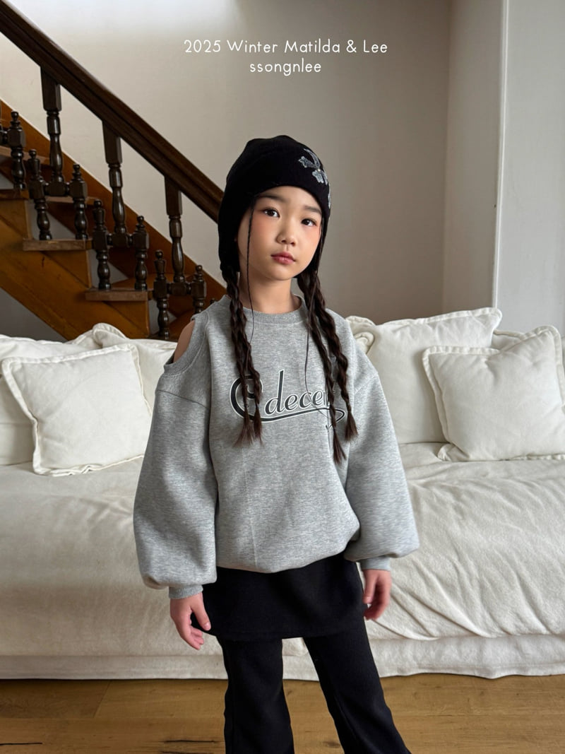Matilda & Lee - Korean Children Fashion - #kidsstore - Decent Slit Sweatshirt - 12