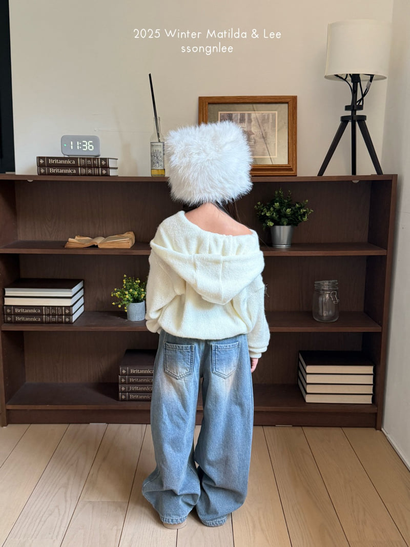 Matilda & Lee - Korean Children Fashion - #kidsstore - Faded Washed Denim Pants - 5