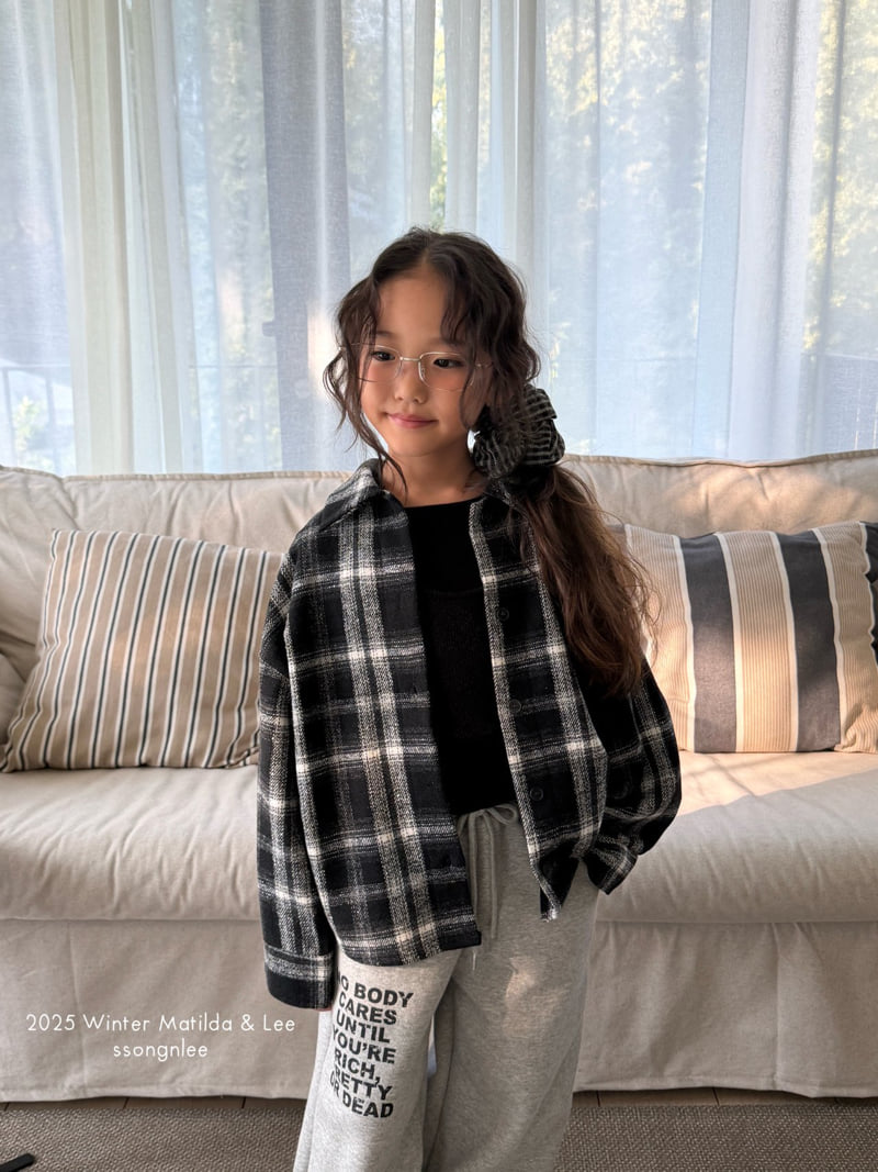 Matilda & Lee - Korean Children Fashion - #kidsstore - Cozy Check Shirt - 12