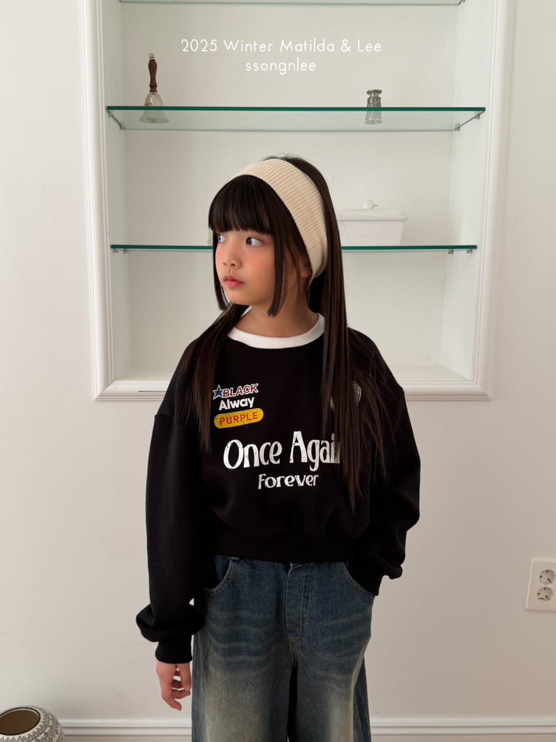 Matilda & Lee - Korean Children Fashion - #kidsstore - Once Crop Sweatshirt - 10