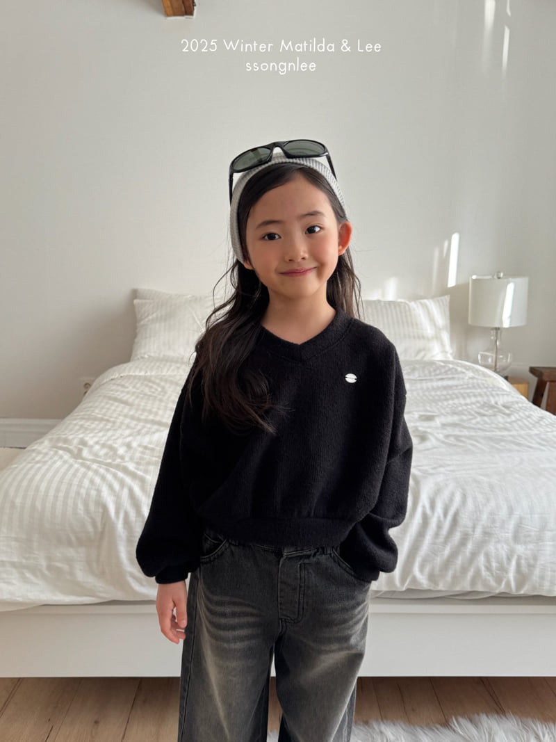 Matilda & Lee - Korean Children Fashion - #kidsstore - Winter V Neck Knit - 12