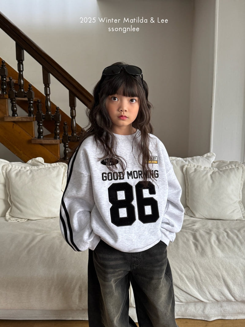 Matilda & Lee - Korean Children Fashion - #kidsstore - Retro 86 Sweatshirt - 11
