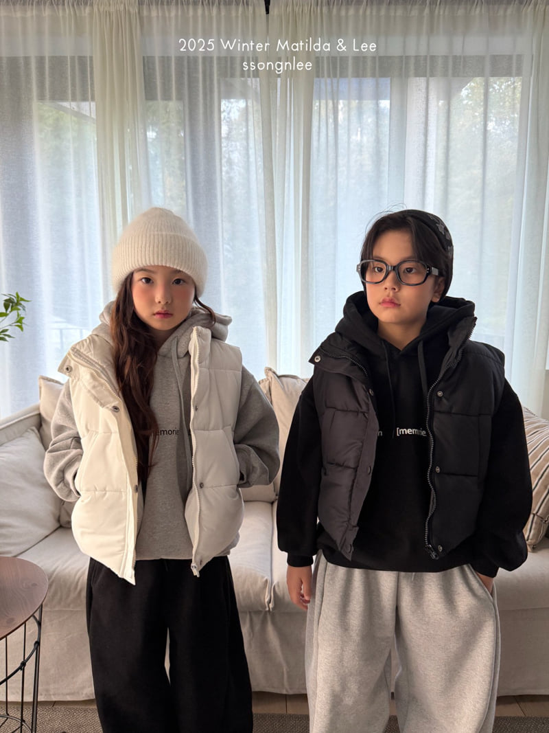 Matilda & Lee - Korean Children Fashion - #kidsstore - Wellon Padded Vest - 10